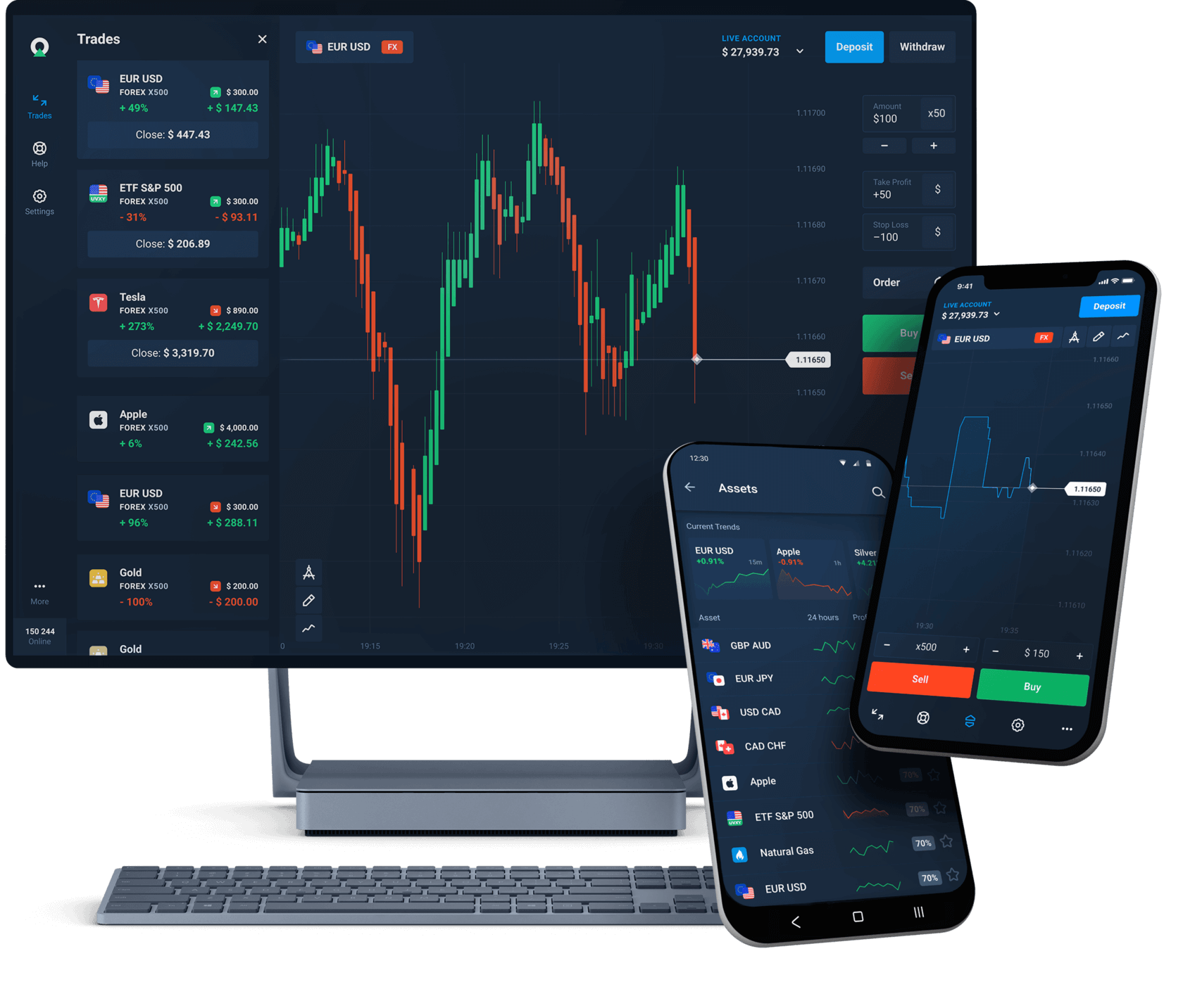 Laptop and Phone Mockup